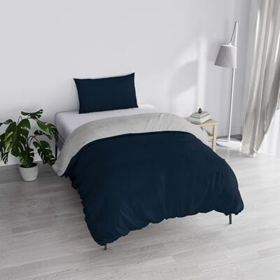 Italian Bed Linen MB HOME ITALY Zestaw pościeli MB Home Supreme, ciemnoniebieski/jasnoszary, łóżko pojedyncze Italian Bed Linen MB HOME ITALY Zestaw pościeli MB Home Supreme, ciemnoniebieski/jasnoszary, łóżko pojedyncze