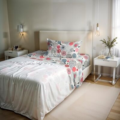 Italian Bed Linen Zestaw pościeli na łóżko pojedyncze z bawełny River, wykonany we Włoszech komplet pościeli, prześcieradło pod spodem z narożnikami, prześcieradło wierzchnie 90 x 200 cm i poszewka na poduszkę z Italian Bed Linen Zestaw pościeli na łóżko pojedyncze z bawełny River, wykonany we Włoszech komplet pościeli, prześcieradło pod spodem z narożnikami, prześcieradło wierzchnie 90 x 200 cm i poszewka na poduszkę z