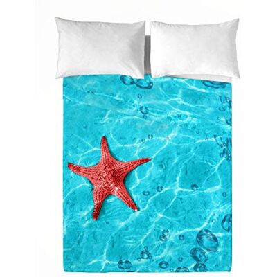 COSTURA S2800982 Zestaw pościeli Ocean Vices, Łóżko 90, Wielobarwny, 160 x 270 cm COSTURA S2800982 Zestaw pościeli Ocean Vices, Łóżko 90, Wielobarwny, 160 x 270 cm