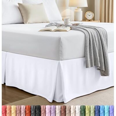 Utopia Bedding Pełna narzuta na łóżko biała poczwórna plisowana, szczotkowana aksamitna mikrofibra wygodna, marszcząca, odporna na blaknięcie, plamy i ścieranie jakość hotelowa niezwykle trwała Utopia Bedding Pełna narzuta na łóżko biała poczwórna plisowana, szczotkowana aksamitna mikrofibra wygodna, marszcząca, odporna na blaknięcie, plamy i ścieranie jakość hotelowa niezwykle trwała