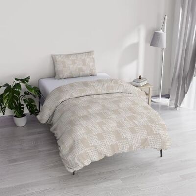 Italian Bed Linen Komplet pościeli z bawełny River, wykonany we Włoszech komplet poszewek na kołdrę worek na kołdrę 150 x 200 cm z podwójną naszywką i poszewkami na poduszki (pojedyncza, kura) Italian Bed Linen Komplet pościeli z bawełny River, wykonany we Włoszech komplet poszewek na kołdrę worek na kołdrę 150 x 200 cm z podwójną naszywką i poszewkami na poduszki (pojedyncza, kura)