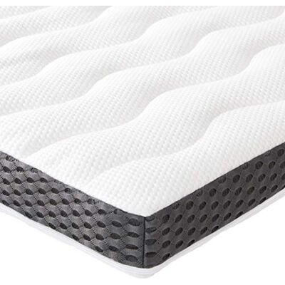 Amazon Basics Materac Topper z Pianki Memory - Biały - 135 x 190 cm Amazon Basics Materac Topper z Pianki Memory - Biały - 135 x 190 cm