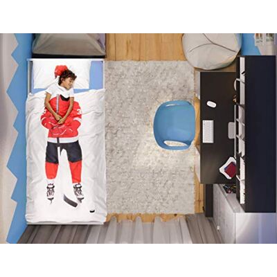 Italian Bed Linen Zestaw poszewek na kołdrę "Kids" HOKEY 15, pojedynczy Italian Bed Linen Zestaw poszewek na kołdrę "Kids" HOKEY 15, pojedynczy