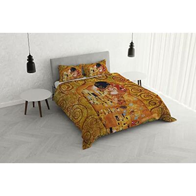 Italian Bed Linen SONY AUTORA Zestaw poszewek na kołdrę z nadrukiem cyfrowym, wyprodukowano we Włoszech, podwójny, SD-02 Italian Bed Linen SONY AUTORA Zestaw poszewek na kołdrę z nadrukiem cyfrowym, wyprodukowano we Włoszech, podwójny, SD-02
