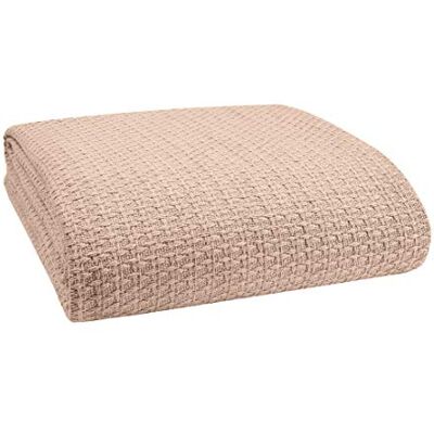 BELIZZI HOME 100% bawełniany koc na łóżko, oddychający koc na łóżko w rozmiarze king size, bawełniany koc termiczny typu king-size, idealny do układania warstw na każde łóżko na każdą porę roku, BELIZZI HOME 100% bawełniany koc na łóżko, oddychający koc na łóżko w rozmiarze king size, bawełniany koc termiczny typu king-size, idealny do układania warstw na każde łóżko na każdą porę roku,