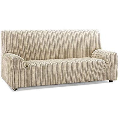 Martina Home Pokrowiec na sofę 4-osobową, tekstura, beżowy, 4 Plazas, 240 a 270 cm de ancho Martina Home Pokrowiec na sofę 4-osobową, tekstura, beżowy, 4 Plazas, 240 a 270 cm de ancho