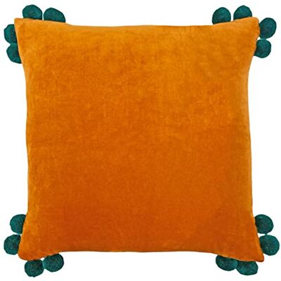 furn. Hoola poduszka wypełniona poliestrem, bawełna, pomarańczowy/morski furn. Hoola poduszka wypełniona poliestrem, bawełna, pomarańczowy/morski