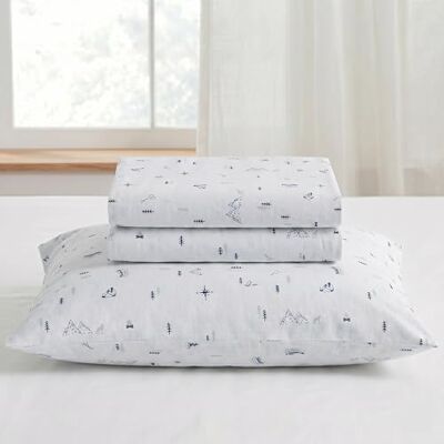 Modern Threads 4-częściowy zestaw pościeli flanelowej w 100% z bawełny – miękki i trwały na każdą porę roku, kemping Trip Queen Modern Threads 4-częściowy zestaw pościeli flanelowej w 100% z bawełny – miękki i trwały na każdą porę roku, kemping Trip Queen