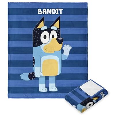 Northwest Bluey Silk Touch narzuta koc, 127 cm x 152 cm, Roll Call Bandit Northwest Bluey Silk Touch narzuta koc, 127 cm x 152 cm, Roll Call Bandit