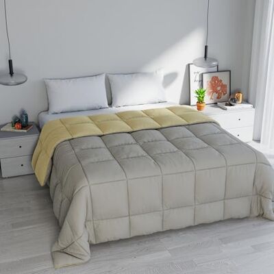 Italian Bed Linen ELEGANCKA kołdra zimowa, jasnoszara/kremowa, 260 x 260 cm Italian Bed Linen ELEGANCKA kołdra zimowa, jasnoszara/kremowa, 260 x 260 cm