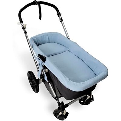 Babyline 100% bawełna muślin pokrowiec na poduszkę + muślin poduszka 100% akcesoria zestaw 3 szt. Wyprodukowano w Hiszpanii. Hipoalergiczny, oddychający, nadmiękki (niebieski) Babyline 100% bawełna muślin pokrowiec na poduszkę + muślin poduszka 100% akcesoria zestaw 3 szt. Wyprodukowano w Hiszpanii. Hipoalergiczny, oddychający, nadmiękki (niebieski)