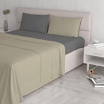 Italian Bed Linen Włoska pościel Bedding kasztan% 2F podwójna szara 250 x 300 cm Italian Bed Linen Włoska pościel Bedding kasztan% 2F podwójna szara 250 x 300 cm