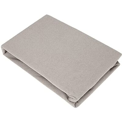 Julius Zöllner 8390349540 Prześcieradło z gumką frotte, pasuje do materacy 68 x 90 do 100 x 100 cm, kolor taupe Julius Zöllner 8390349540 Prześcieradło z gumką frotte, pasuje do materacy 68 x 90 do 100 x 100 cm, kolor taupe