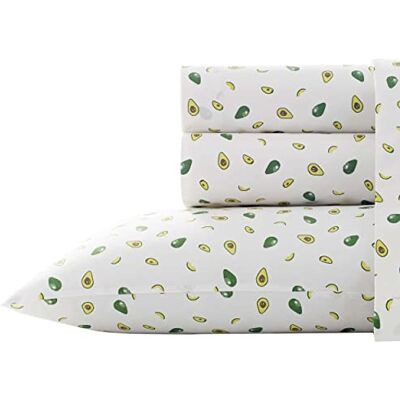 Poppy & Fritz Queen Sheets, Cotton Percale Bedding Set, Crisp & Cool, Ideal Bedding Set (Avocados, Queen) Poppy & Fritz Queen Sheets, Cotton Percale Bedding Set, Crisp & Cool, Ideal Bedding Set (Avocados, Queen)