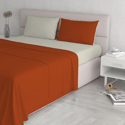 Italian Bed Linen Zestaw pościeli Natural Color 100% bawełna, podwójne, Ziemia/Krem Italian Bed Linen Zestaw pościeli Natural Color 100% bawełna, podwójne, Ziemia/Krem