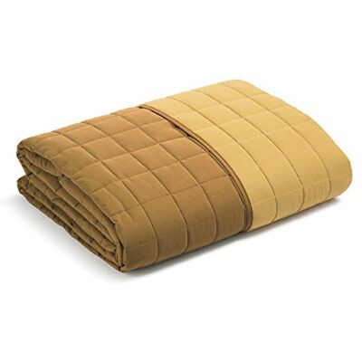 Caleffi Wiosna Narzuta Pojedyncze Nowoczesne Złoto Mikrofibra 57278 Caleffi Wiosna Narzuta Pojedyncze Nowoczesne Złoto Mikrofibra 57278