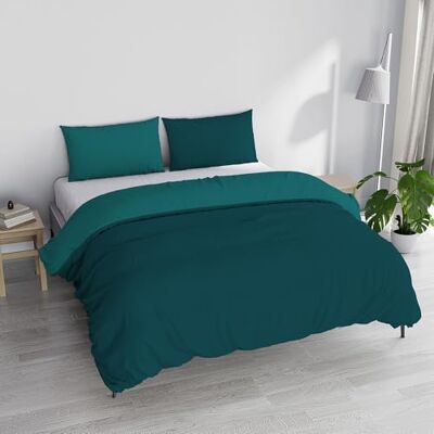 Italian Bed Linen MB HOME ITALY Zestaw pościeli MB Home Supreme, kolor naftowo-zielony, na łóżko podwójne Italian Bed Linen MB HOME ITALY Zestaw pościeli MB Home Supreme, kolor naftowo-zielony, na łóżko podwójne