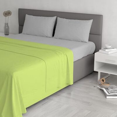 Italian Bed Linen TRENDY CHIC Pełne łóżko 100% Bawełna wyprodukowana we Włoszech, Podwójny, Zielony Kwas Italian Bed Linen TRENDY CHIC Pełne łóżko 100% Bawełna wyprodukowana we Włoszech, Podwójny, Zielony Kwas