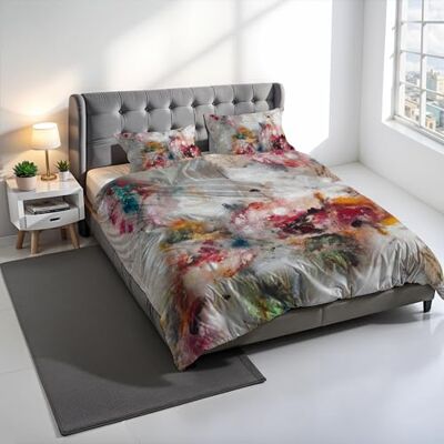 Italian Bed Linen Zestaw poszewek na kołdrę z nadrukiem cyfrowym SNS AUTOR, 100% bawełna, wyprodukowano we Włoszech, podwójny zestaw poszewek na kołdrę 250 x 200 cm + 2 poszewki na poduszki 50 x 80 cm SD27 Italian Bed Linen Zestaw poszewek na kołdrę z nadrukiem cyfrowym SNS AUTOR, 100% bawełna, wyprodukowano we Włoszech, podwójny zestaw poszewek na kołdrę 250 x 200 cm + 2 poszewki na poduszki 50 x 80 cm SD27