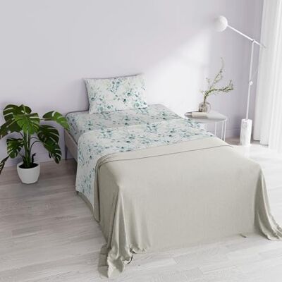 Italian Bed Linen DAFNE komplet pościeli z nadrukiem, mikrofibra, Ivy, pojedynczy Italian Bed Linen DAFNE komplet pościeli z nadrukiem, mikrofibra, Ivy, pojedynczy