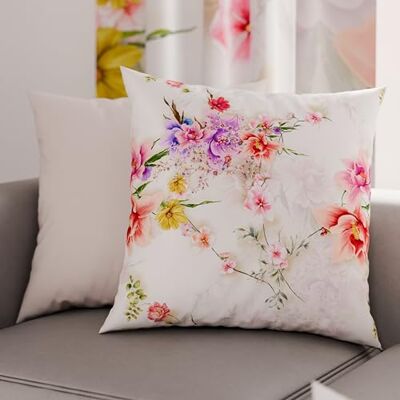 PETTI Artigiani Italiani Para poszewek na poduszki 60 x 60 cm z mikrofibry, poduszka do sypialni, na sofę, do salonu, zestaw 2 poszewek na poduszki, biała wiosenna poszewka, 100% wyprodukowano we PETTI Artigiani Italiani Para poszewek na poduszki 60 x 60 cm z mikrofibry, poduszka do sypialni, na sofę, do salonu, zestaw 2 poszewek na poduszki, biała wiosenna poszewka, 100% wyprodukowano we