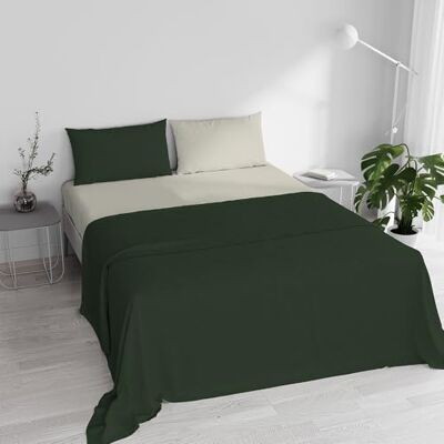 Italian Bed Linen Komplet pościeli na łóżko dwuosobowe w kolorze naturalnym, 100% bawełna, wyprodukowano we Włoszech, prześcieradło wierzchnie z gumką, prześcieradło wierzchnie 240 x 300 cm i poszewki na poduszki z Italian Bed Linen Komplet pościeli na łóżko dwuosobowe w kolorze naturalnym, 100% bawełna, wyprodukowano we Włoszech, prześcieradło wierzchnie z gumką, prześcieradło wierzchnie 240 x 300 cm i poszewki na poduszki z