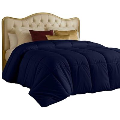 Utopia Bedding , 4,5 Tog całoroczna kołdra bez pokrycia, miękka oddychająca kołdra z mikrofibry, idealna na zimną pogodę, można prać w pralce (granatowa, podwójne (1 opakowanie) Utopia Bedding , 4,5 Tog całoroczna kołdra bez pokrycia, miękka oddychająca kołdra z mikrofibry, idealna na zimną pogodę, można prać w pralce (granatowa, podwójne (1 opakowanie)