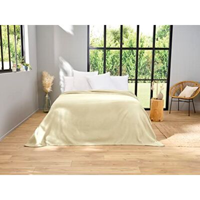 Toison d'Or Złote runo Koc, Wybielony, 220cm x 240cm Toison d'Or Złote runo Koc, Wybielony, 220cm x 240cm