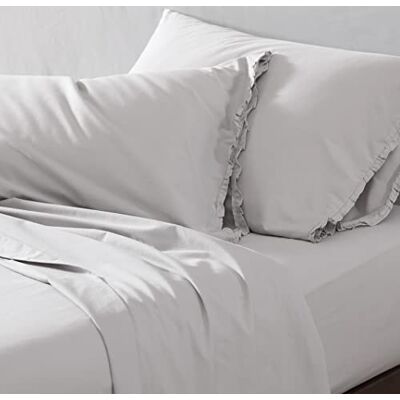 Shabby Chic Szare zestawy pościeli Queen Shabby Chic Szare zestawy pościeli Queen