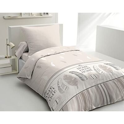 HOME LINGE PASSION Komplet pościeli Home Sweet Home 140X200 HOME LINGE PASSION Komplet pościeli Home Sweet Home 140X200