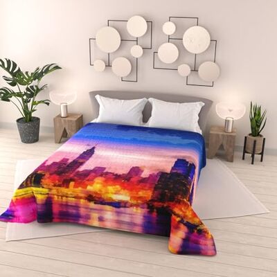 Italian Bed Linen MARZENIA AUTORA Letnia kołdra z nadrukiem cyfrowym, mikrofibra, podwójna SD35 Italian Bed Linen MARZENIA AUTORA Letnia kołdra z nadrukiem cyfrowym, mikrofibra, podwójna SD35