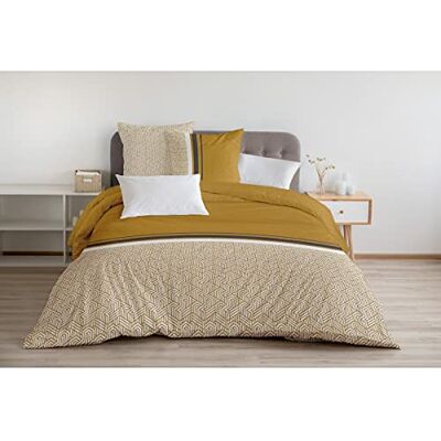 HOME LINGE PASSION Home Pościel Passion Poszewka na kołdrę 3 sztuki 100% Bawełna 57 wątków 2 osoby 220x240 cm Tilt Gold HOME LINGE PASSION Home Pościel Passion Poszewka na kołdrę 3 sztuki 100% Bawełna 57 wątków 2 osoby 220x240 cm Tilt Gold