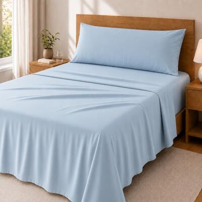 Degrees home Premium Zestaw pościeli 105 x 190-3 sztuki 1 prześcieradło z gumką i 1 poszewka na poduszkę 105 x 45 szczotkowana mikrofibra (łóżko 105 Celestre) Degrees home Premium Zestaw pościeli 105 x 190-3 sztuki 1 prześcieradło z gumką i 1 poszewka na poduszkę 105 x 45 szczotkowana mikrofibra (łóżko 105 Celestre)