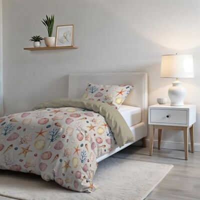 Italian Bed Linen Parure modna poszewka na kołdrę, mikrofibra, wielokolorowa (fla), 1 łóżko queen size Italian Bed Linen Parure modna poszewka na kołdrę, mikrofibra, wielokolorowa (fla), 1 łóżko queen size