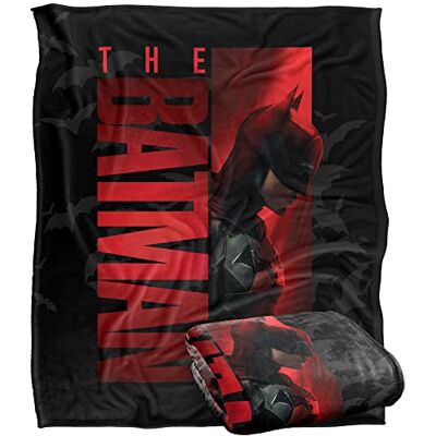LOGOVISION BATMAN (2022 Silky Touch super miękki koc narzuta, 152 x 127 cm LOGOVISION BATMAN (2022 Silky Touch super miękki koc narzuta, 152 x 127 cm