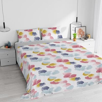 Italian Bed Linen Watercolor komplet pościeli, bawełna, 02, łóżko podwójne Italian Bed Linen Watercolor komplet pościeli, bawełna, 02, łóżko podwójne
