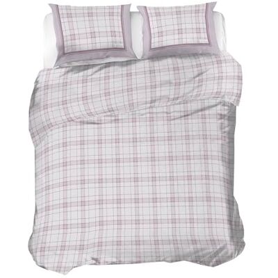 PENSIERI DELICATI Parure Podwójna poszewka na kołdrę Flanela 100% bawełna, worek 250X200 CM i poszewka 52X82 CM, Made in Italy, Pokrowiec na kołdrę można prać w pralce 40°, Fantazja Turyn Różowy PENSIERI DELICATI Parure Podwójna poszewka na kołdrę Flanela 100% bawełna, worek 250X200 CM i poszewka 52X82 CM, Made in Italy, Pokrowiec na kołdrę można prać w pralce 40°, Fantazja Turyn Różowy