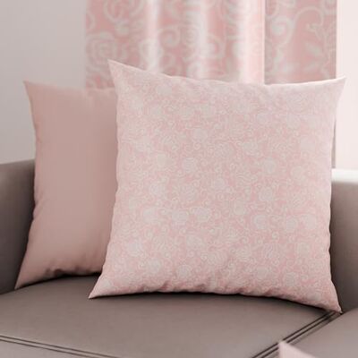 PETTI Artigiani Italiani Para poszewek na poduszki z mikrofibry 40 x 40 cm, poduszka do sypialni, sofa, salon, zestaw 2 poszewek na poduszki, różowa koronkowa poszewka, 100% wyprodukowano we PETTI Artigiani Italiani Para poszewek na poduszki z mikrofibry 40 x 40 cm, poduszka do sypialni, sofa, salon, zestaw 2 poszewek na poduszki, różowa koronkowa poszewka, 100% wyprodukowano we