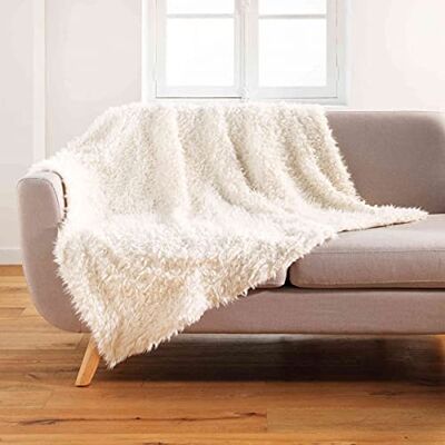 Douceur d'Intérieur Miękka wewnętrzna owca koc, wielokolorowy, 180 x 220 cm Douceur d'Intérieur Miękka wewnętrzna owca koc, wielokolorowy, 180 x 220 cm