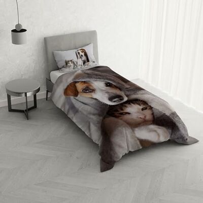 Italian Bed Linen MB HOME ITALY, "Goodnight" zestaw poszewek na kołdrę, Peggy, pojedynczy Italian Bed Linen MB HOME ITALY, "Goodnight" zestaw poszewek na kołdrę, Peggy, pojedynczy