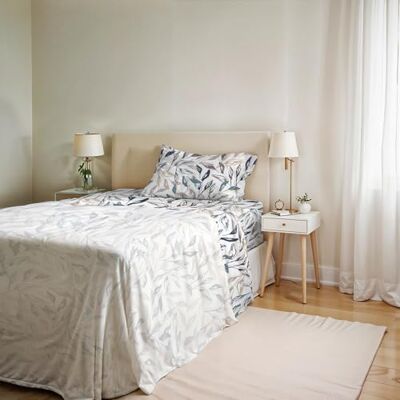 Italian Bed Linen Komplet pościeli Ida bawełna, łóżko jednoosobowe, wyprodukowano we Włoszech komplet pościeli, prześcieradło z gumką, prześcieradło wierzchnie 90 x 200 cm i poszewka na poduszkę z wewnętrzną naszywką Italian Bed Linen Komplet pościeli Ida bawełna, łóżko jednoosobowe, wyprodukowano we Włoszech komplet pościeli, prześcieradło z gumką, prześcieradło wierzchnie 90 x 200 cm i poszewka na poduszkę z wewnętrzną naszywką