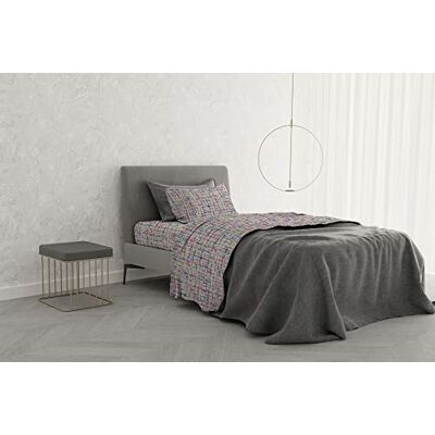 Italian Bed Linen MB HOME BASIC Dafne" zestaw pościeli, Snakeworld, duży pojedynczy Italian Bed Linen MB HOME BASIC Dafne" zestaw pościeli, Snakeworld, duży pojedynczy