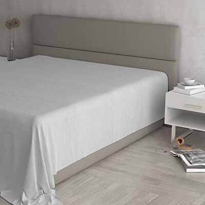 Italian Bed Linen Prześcieradło wierzchnie, MAX COLOR, 100% bawełna, jednolity kolor, jasnoszary, podwójne maksi 270 x 300 cm Italian Bed Linen Prześcieradło wierzchnie, MAX COLOR, 100% bawełna, jednolity kolor, jasnoszary, podwójne maksi 270 x 300 cm