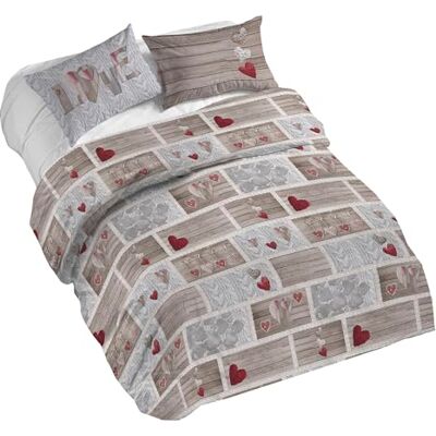 PENSIERI DELICATI Komplet pościeli 100% bawełna, komplet pościeli 250 x 200 cm i 2 poszewki na poduszki 52 x 82 cm, wyprodukowano we Włoszech, poszwa na kołdrę można prać w pralce w temperaturze 40°, PENSIERI DELICATI Komplet pościeli 100% bawełna, komplet pościeli 250 x 200 cm i 2 poszewki na poduszki 52 x 82 cm, wyprodukowano we Włoszech, poszwa na kołdrę można prać w pralce w temperaturze 40°,