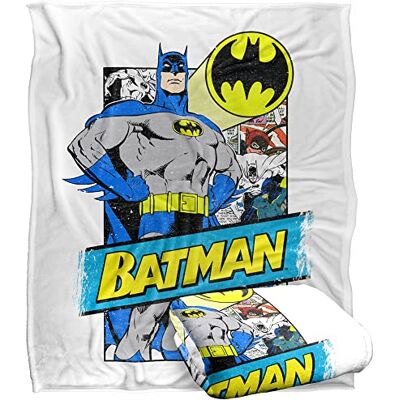 LOGOVISION BATMAN CHARACTER Silky Touch super miękki koc narzuta, 152 x 127 cm LOGOVISION BATMAN CHARACTER Silky Touch super miękki koc narzuta, 152 x 127 cm