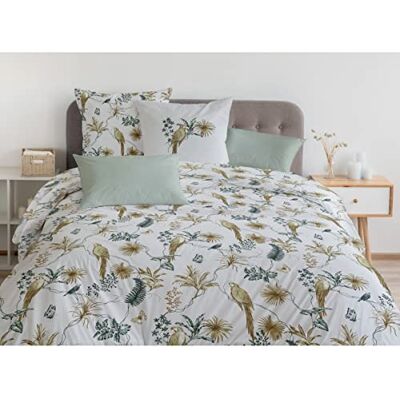 HOME LINGE PASSION , Poszwa na kołdrę 3 sztuki, 100% bawełna 57 nici, 2 osoby 240x260 cm, CAMOPI Biała HOME LINGE PASSION , Poszwa na kołdrę 3 sztuki, 100% bawełna 57 nici, 2 osoby 240x260 cm, CAMOPI Biała