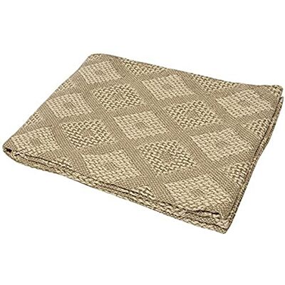 Riva Home Riva Paoletti Riva Trellis Diament Naturalne narzuty, 150 x 200 cm, bawełna, beżowy Riva Home Riva Paoletti Riva Trellis Diament Naturalne narzuty, 150 x 200 cm, bawełna, beżowy