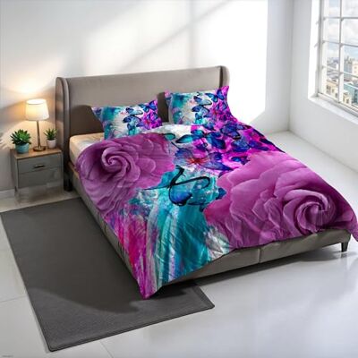 Italian Bed Linen KIO645 Zestaw poszewek na kołdrę z cyfrowym nadrukiem, 100% bawełna, wyprodukowano we Włoszech, zestaw poszewek na kołdrę 250 x 200 cm + 2 poszewki na poduszki 50 x 80 cm KIO645 Italian Bed Linen KIO645 Zestaw poszewek na kołdrę z cyfrowym nadrukiem, 100% bawełna, wyprodukowano we Włoszech, zestaw poszewek na kołdrę 250 x 200 cm + 2 poszewki na poduszki 50 x 80 cm KIO645