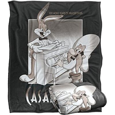 LOGOVISION LOONEY TUNES Silky Touch super miękki koc narzuta, 152 x 127 cm LOGOVISION LOONEY TUNES Silky Touch super miękki koc narzuta, 152 x 127 cm