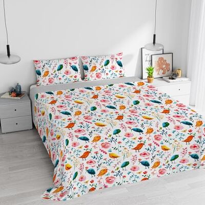Italian Bed Linen Watercolor komplet pościeli, bawełna, 09, łóżko podwójne Italian Bed Linen Watercolor komplet pościeli, bawełna, 09, łóżko podwójne